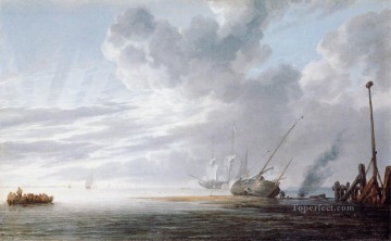 sSeasc marine Willem van de Velde el Joven barco paisaje marino Pinturas al óleo